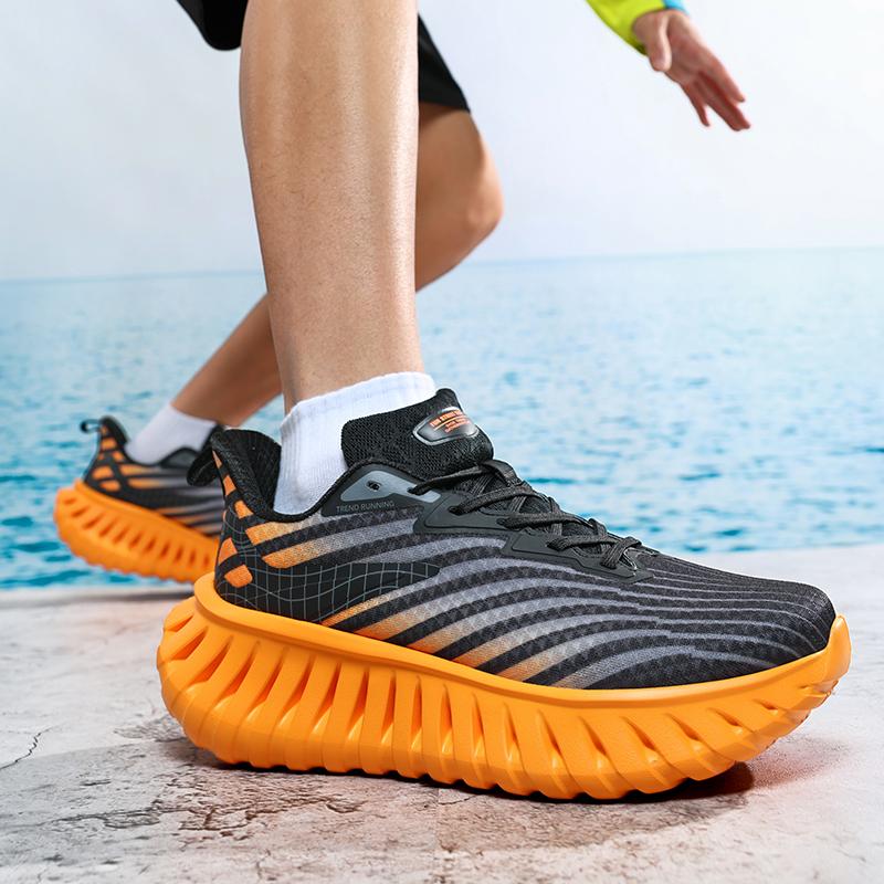Men's Sports Shoes Fashion Versatile New Casual Four Season Comfortable Thick Sole Fashion Outdoor Running Casual Sports Shoes