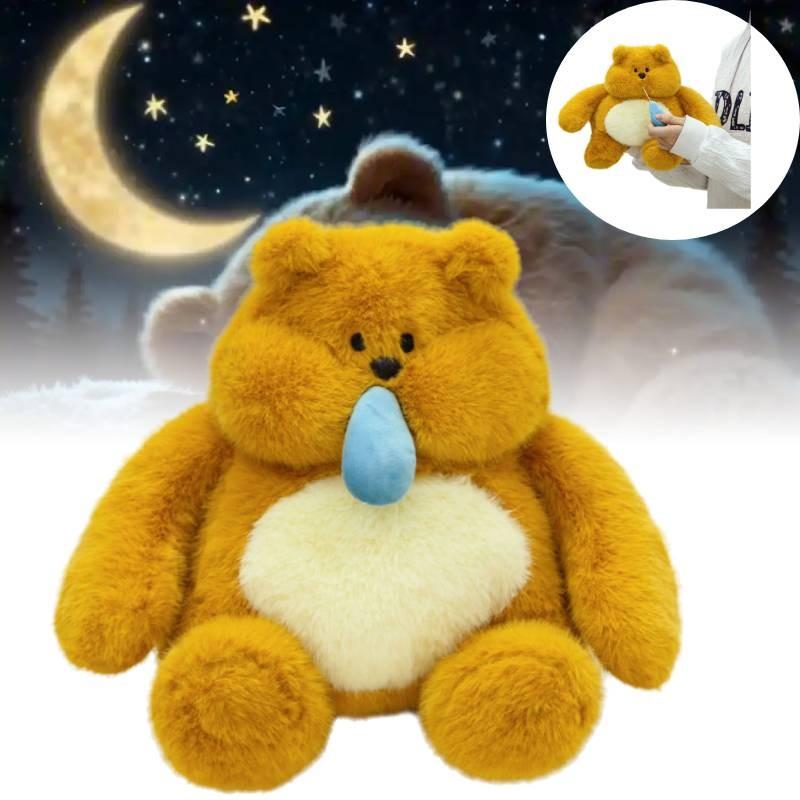 Plush Bear Snot Toy Cartoon Animals Super Soft Fill Doll Accompany Sleeping