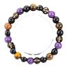 Festive Gifts Amethyst Tiger Eye Black Onyx Smoky Quartz Beaded Bracelet Natural Fashion Jewelry For Men Women Daily Wear GiftDaily Wear Gift
