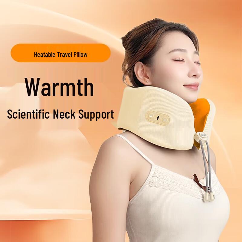 Yolanda MN10A Portable Heated Neck Massager Travel Pillow