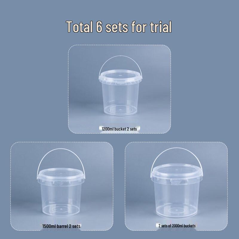ZISIZ Food-Grade Disposable Takeaway Bucket