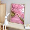 Cherry Blossom Tree Diamond Art Piece Set, 5D Diamond Painting Flower DIY Gem Cross Stitch Crafts and Crafts Decoration Home Wall Ornaments