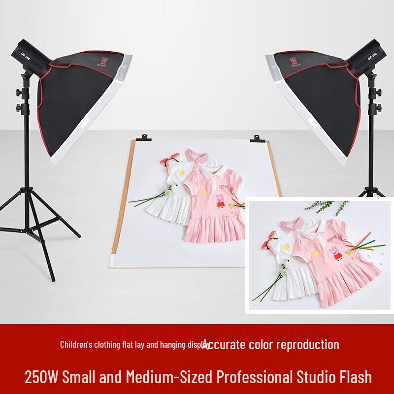 JINBEI DE-250w LED Studio Photography Light Kit