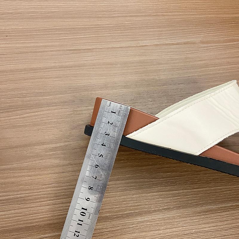 Thick-soled Heel Cover Toe Cool Slippers Women's Summer Wear 2025 New Models with Skirts Beach Sandals Flip-flops