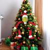 5PCS Arm Leg Head Ornaments Holder Tree Decor Xmas Stole Stuffed Stuck Topper Garland Ornament for Christmas Tree