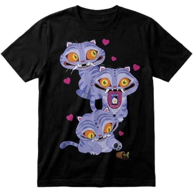 Kpop Demon Hunters Chibi Derpy Stack - Adult 3D Graphic T-Shirt