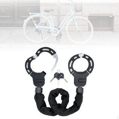 Bike Lock Bicycle Alloy Steel Lost Prevent with 3 Keys Security Safe for Mountain