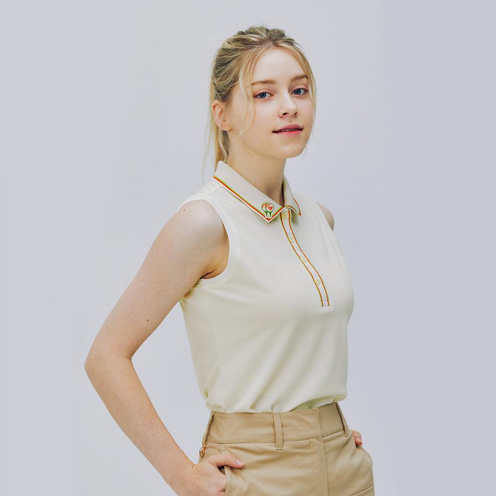 Elle Golf Women S Basic Sleeveless _6I45701 Light Yellow_121/090