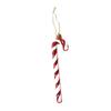Christmas Candy Cane Ornaments 6Pcs Candy Cane Hanging Decor Christmas Tree Hanging Decoration Twisted Crutch Candy Canes For
