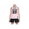 Jordan Stampa Logo Lettera Girocollo Senza Maniche Maglia da Basket per Bambini Maglia Bambino Rosa HA7284-663