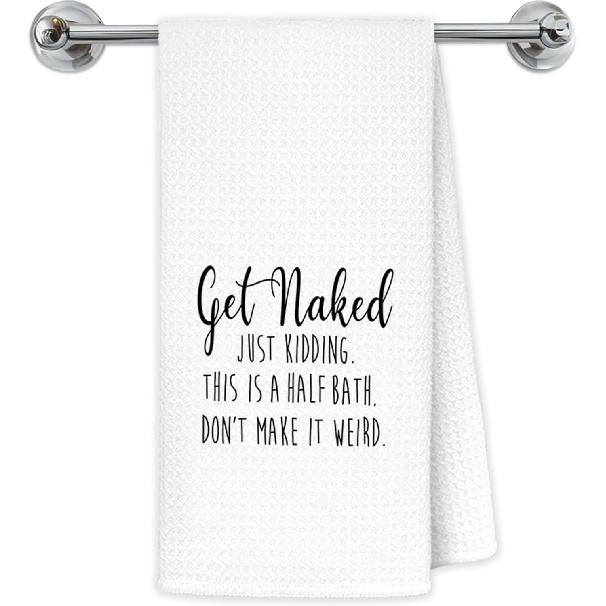 Funny Bathroom Hand Towels, Hey There Sweet Cheeks Trendy Heart Decorative Hand Towels for Bathrooms Washrooms, Sweet Cheeks Bathroom Decor, 16x24 Funny Towels-5