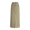 Women's Versatile Commuter Mid-length Straight Skirt