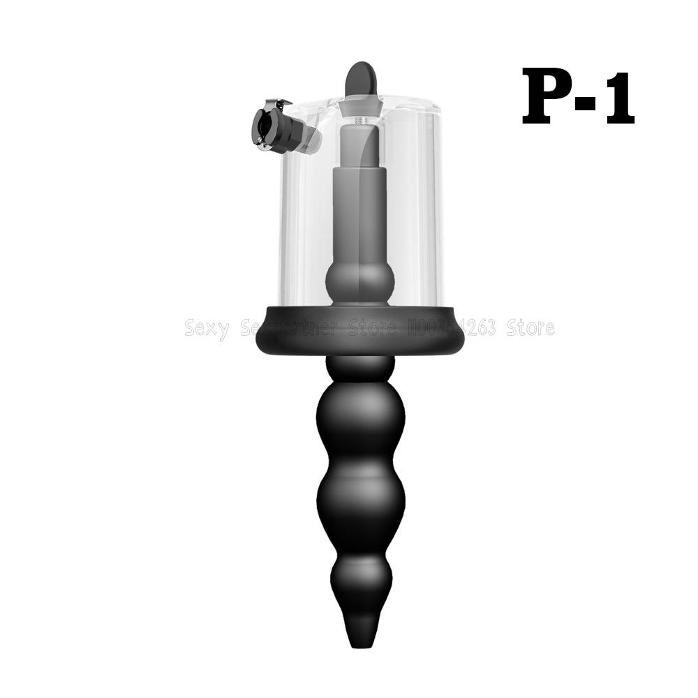 Male Electric Anal Prostate Massager Vacuum Vestibular Suction Stimulate Alternative Sex Toys Anal Toys Silicone Anal Plug