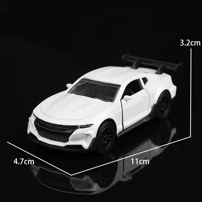 1:38 Alloy Sports Car Toy Model Children Cool Pull Back Car Double Open The Door Simulation Racing Car Small Car Boy Gifts