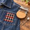 Manual Weaving Machine for Home Use Speedweve Type Darning Loom, 12 14 Hooks Small Loom Kit, Wooden Yarn Creations with Needles Mending Jeans,