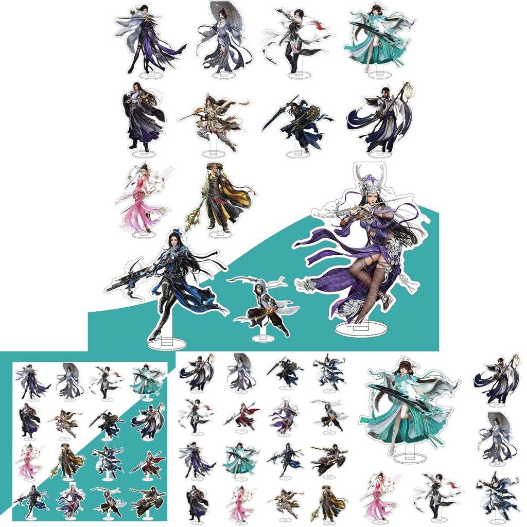 Charming Online Game Swordsman Love Character Acrylic Display For Collectors