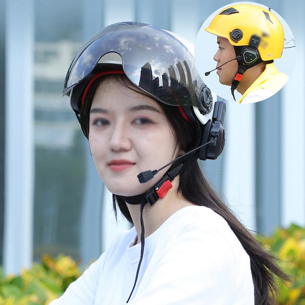 Motorcycle Helmet Headset BT5.0 Headphone Noise Reduction Waterproof Support Hands Free Calling Auto Answer Voice