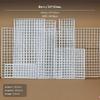 2Pack Pet Fence Grid Panels, Escape Prevention Barrier, White 30*30cm