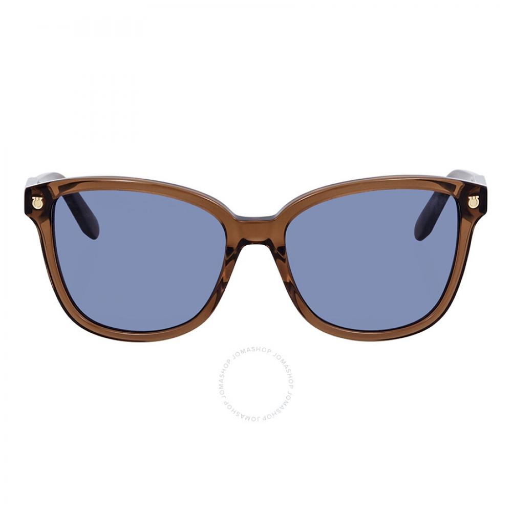 

Salvatore Ferragamo Ferragamo Blue Square Sunglasses Sf815s 210 56