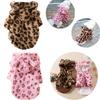 Felpa con cappuccio per cane con stampa leopardata, cappotto invernale caldo in pile per cani di piccola taglia, cucciolo di Bulldog Francese, abbigliamento per animali domestici, costume accogliente