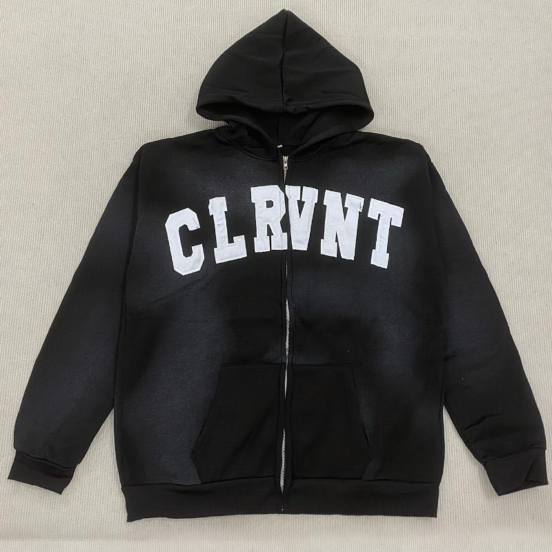 

Европейский и американский уличный зимний хип-хоп стиль худи с капюшоном, персонализированная креативная наклейка с буквами, принт, пуловер-худи XL чёрный