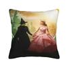 W-Wicked 2 Musical Movie Glinda Elphaba Pillow Cover  Morden Pillow Case For Office Car Home Decor Comfy Pillowcases Gift