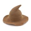 Halloween Witch Hat Elastic Material Unisex Solid Color Sun Foldable Carnival Masquerade Cosplay Performance Wizard H