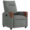 VidaXL Fauteuil inclinable Gris foncé Tissu, fauteuil, fauteuil inclinable TV, poussette, fauteuil inclinable pour personnes 4104810