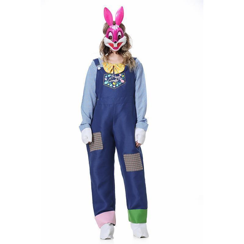 New adult men's and women's Halloween clothes Easter bunny stage performance suit