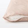 MUJI Recycled Polyester Duvet 170 x 210 Pink 84738555 Quick-Drying Cover, SD, cm, Check,