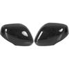 1 Pair Exterior Rear View Side Mirror Cover Cap ABS Carbon Fiber Style Compatible For Nissan Armada 2017 2018 2019 2020 2021 2022 2023