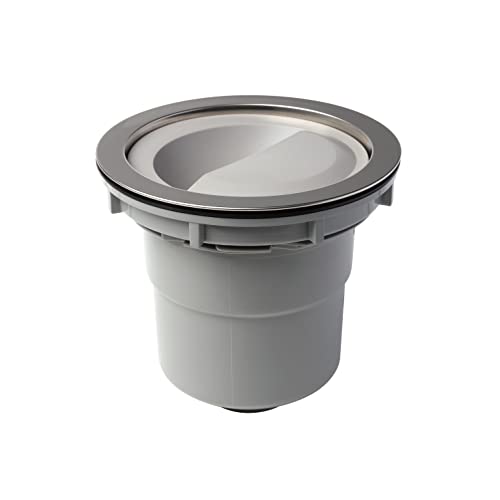 

Belca Kitchen Sink Shallow Drain Trap Basic Set, Downward Drain, Plastic Shallow Strainer Basket Type, Diameter (Outer Diameter) 18cm x Height 17.2cm,