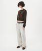 INSILENCE WOMEN Argyle Cardigan Brown