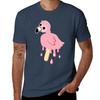 Flamingo Merch Mrflimflam Bird Popsicle Pop Melting Albert T-Shirt Big Size Loose Fit Tee Shirt