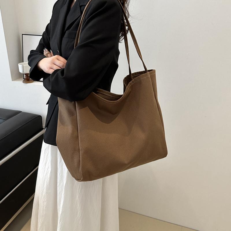 Женские повседневные холщовые сумки через плечо — фото 9