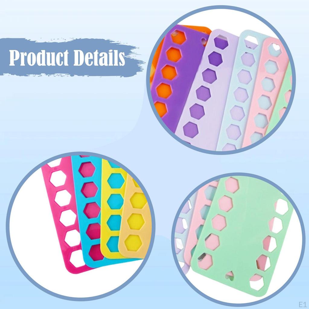 10 Pieces Embroidery Floss Organizer Cross Stitch Thread Holde,r Portable Storage Tool for Home DIY