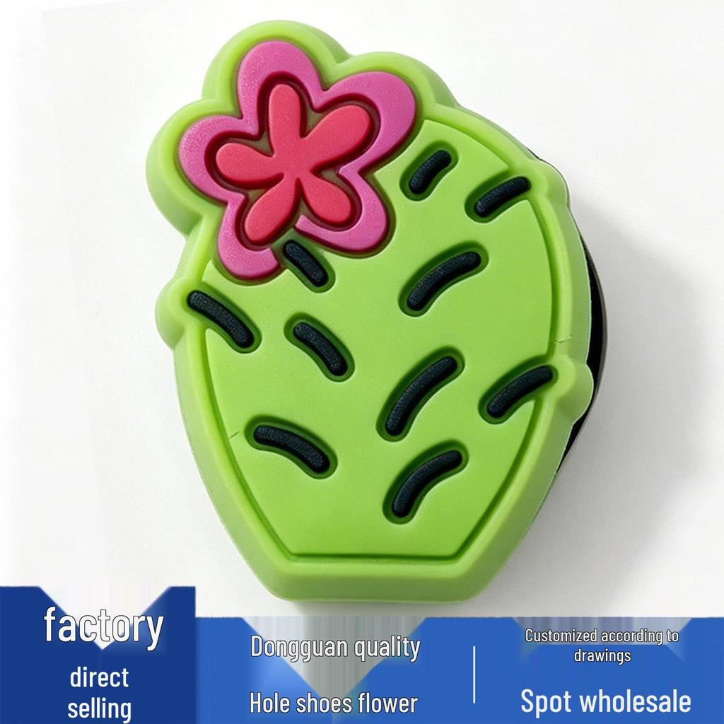 PVC Plant Series Cute Flower Shoe Charms - Versatile Accessories for Hole Shoes