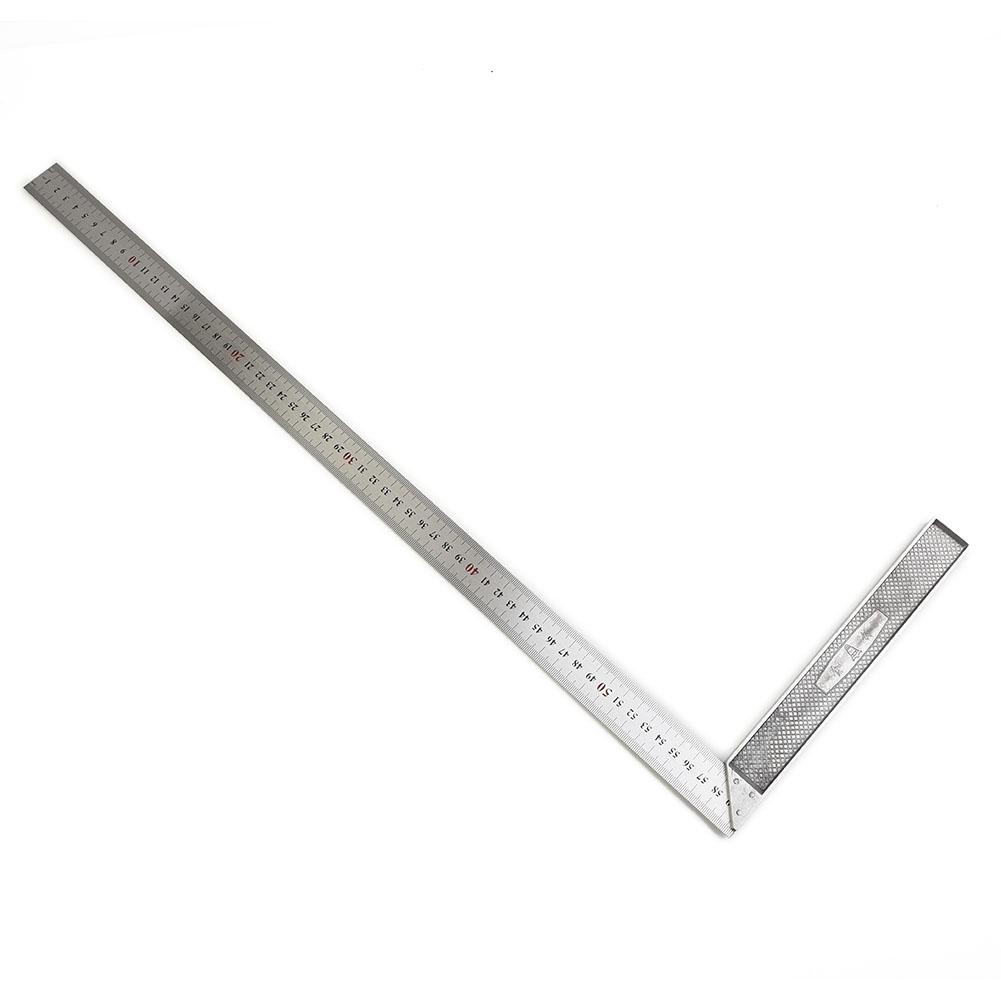 1pc 250mm-600m Square Right Ruler Angle 90 Turning Ruler Construction Carpenter Ruler For Building Framing Gauges Measuring Tool