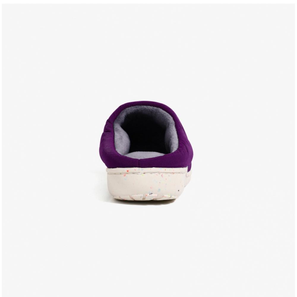 Subu Subu Re  Purple  Sr 03  Recycled Down Brushed Padded Slippers