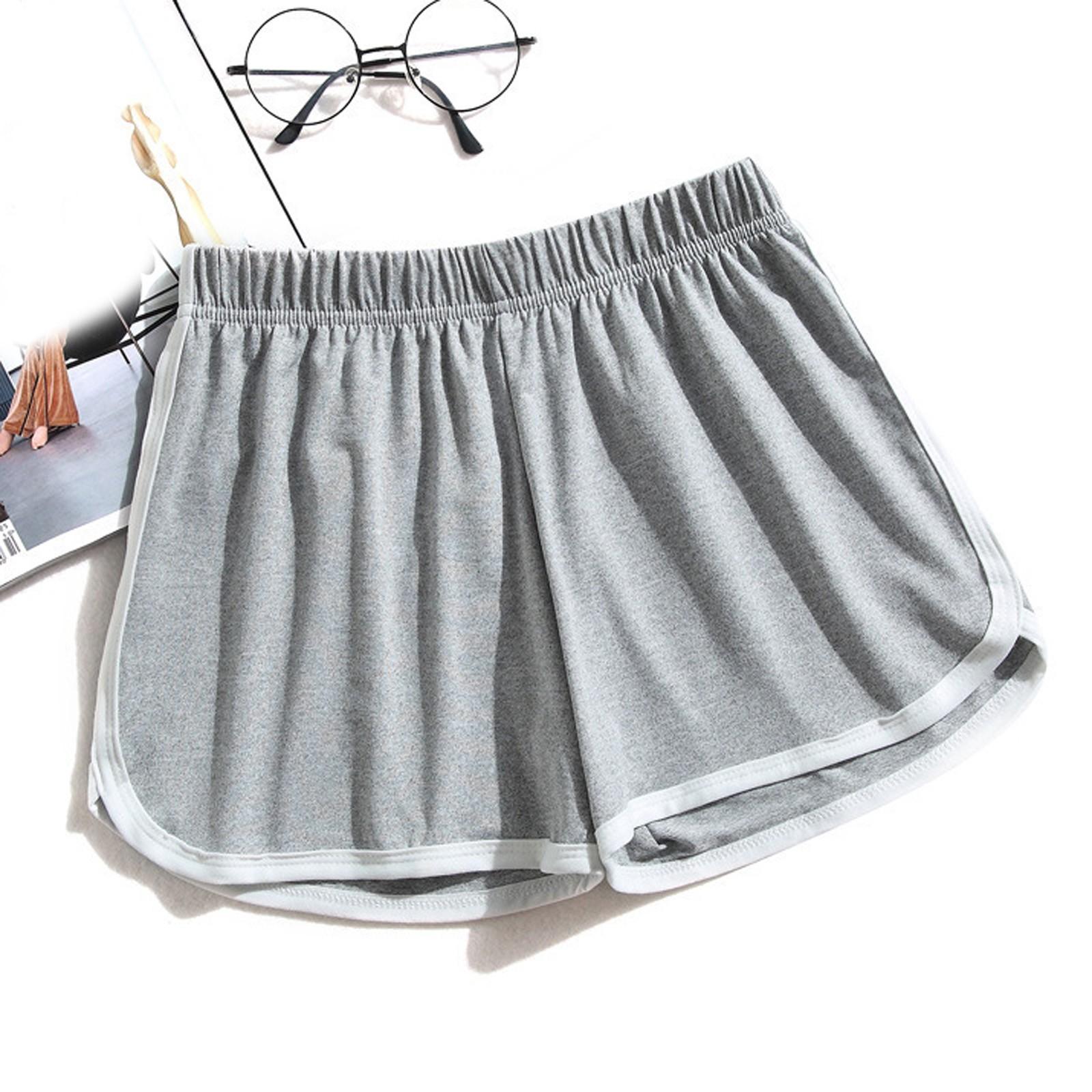 

Женские модные летние спортивные шорты с высокой талией, повседневные брюки XXL