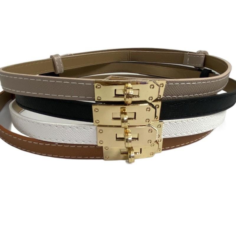 Waist Elegant Adjustable Belt For Women Featuring Stylish Pressure Lines Ideal For Blazers Skirts And