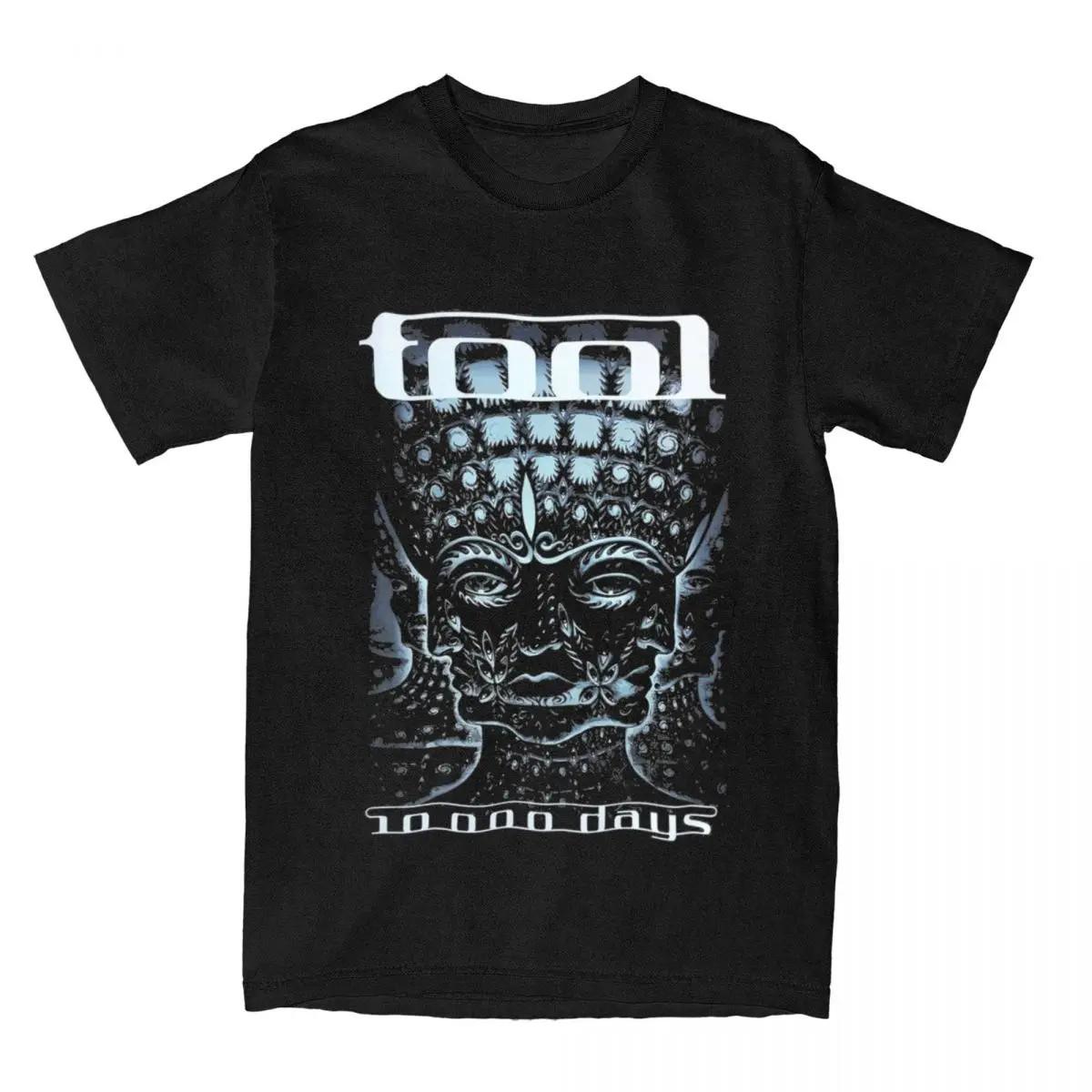 Tool 10,000 Days Graphic T-Shirt Y2K Metal Grunge Streetwear Band Tee S-XXXL L