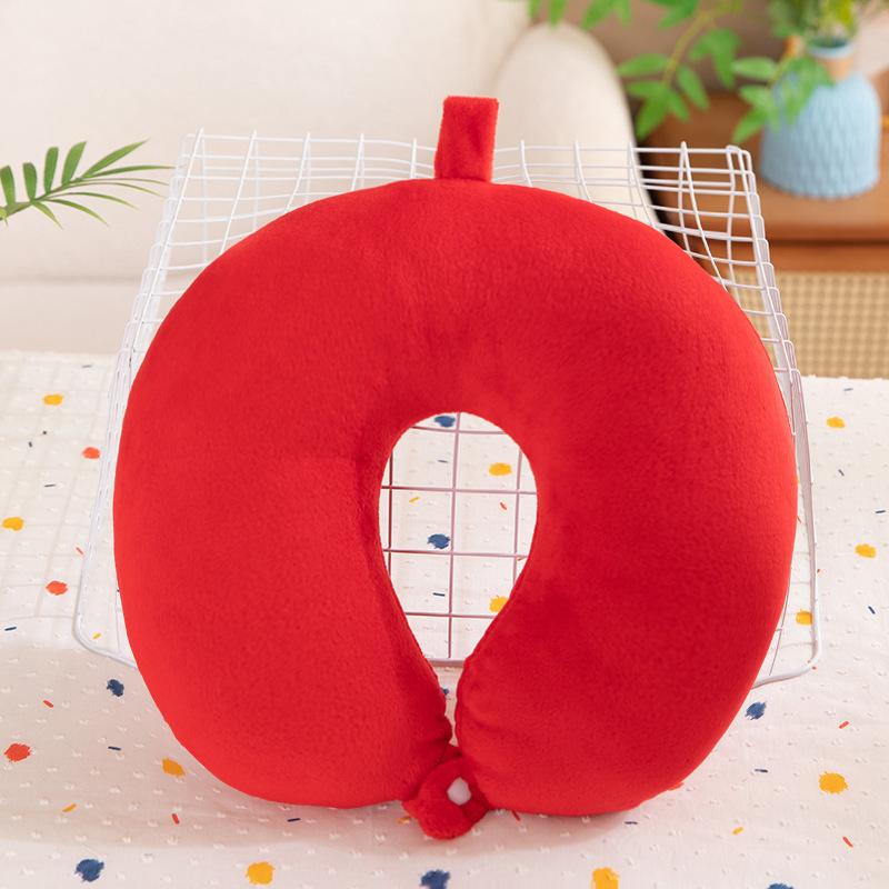 1 Stück U-förmiges Kissen Nackenkissen, Reise Flugzeug Kopfkissen Erwachsene U-förmiges Kissen Nackenstützkissen Tragbar