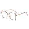 Women's Photochromic Glasses with Starry Sky Diamonds, Cross-Drilled Design, Ultra-Light Anti-Blue Light Frame
