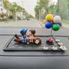 Action Figure Anime Couples Cartoon Couples Model Car Decoration Dashboard Figurine Car Ornament