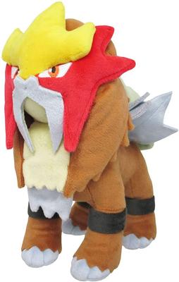 POKEMON Plush Toy S Pokemon All Star Collection Birthday Christmas Present Pz-sanei001 (Entei)