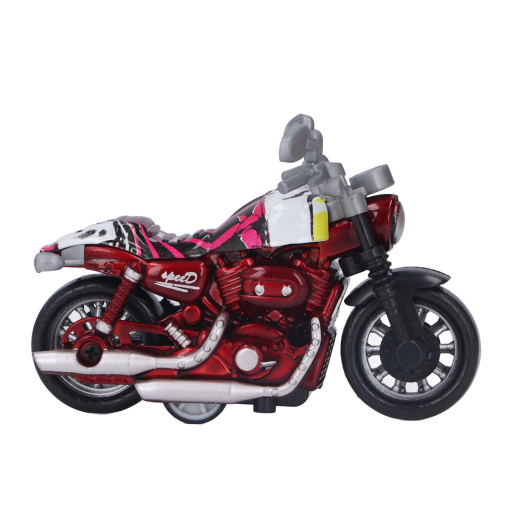 Model Mini Motocicletă Aliaj Simulare Înaltă Promovează Coordonarea Jucărie Motocicletă cu Tracțiune pentru Copii