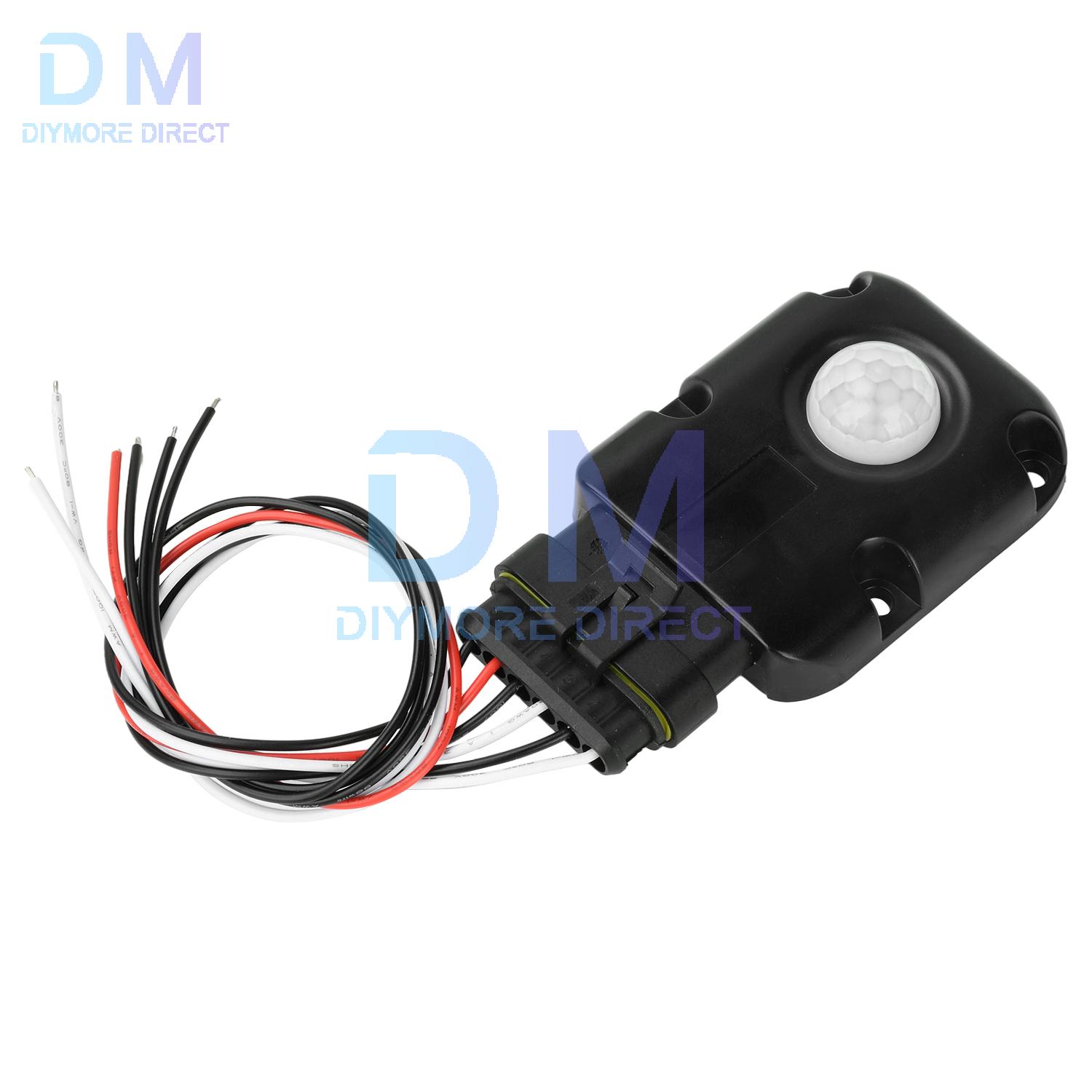 

Motion Sensor Switch Outdoor Human Body Detection IP67 Waterproof Infrared Sensor Switch for Garden Garage Stairwell Patio Parki