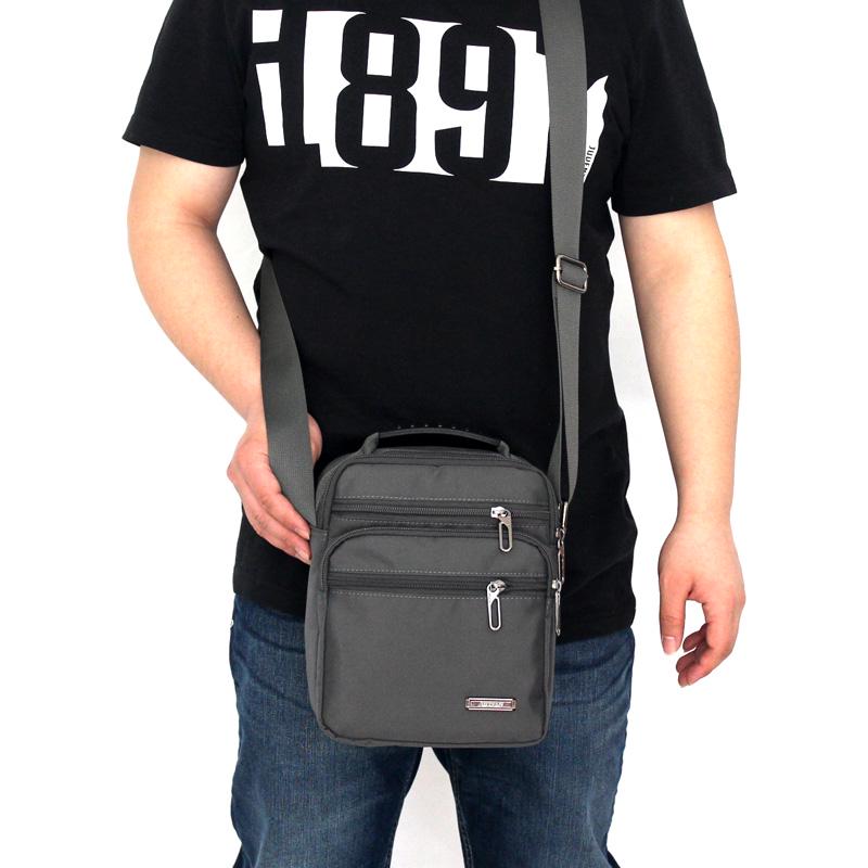 Men's Waterproof Oxford Canvas Crossbody Small Backpack - Korean Style