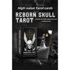 New Skull Black Tarot Deck 78 Cards Gothic Divination Oracle Dark Mystery Rider Waite Spiritual Guidance English Spanish Russian
